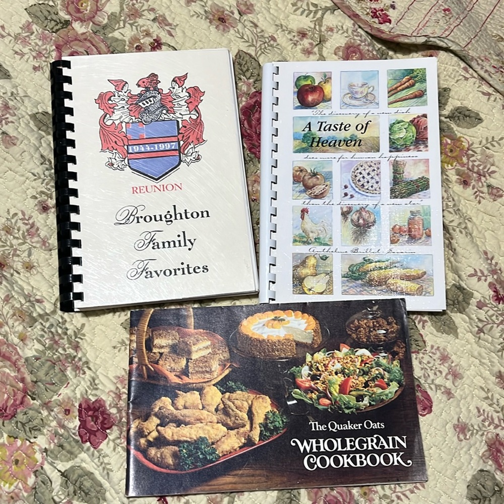Three cookbooks assortment